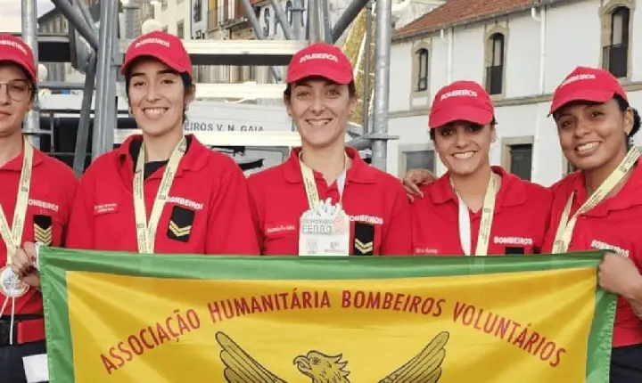 Bombeiras de Paços de Ferreira conquistam 3.º lugar na competição “Bombeiros de Ferro”