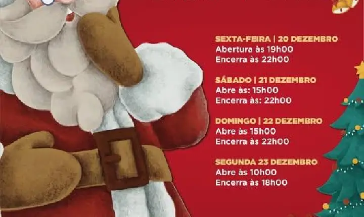 Mercado de Natal em Paços de Ferreira