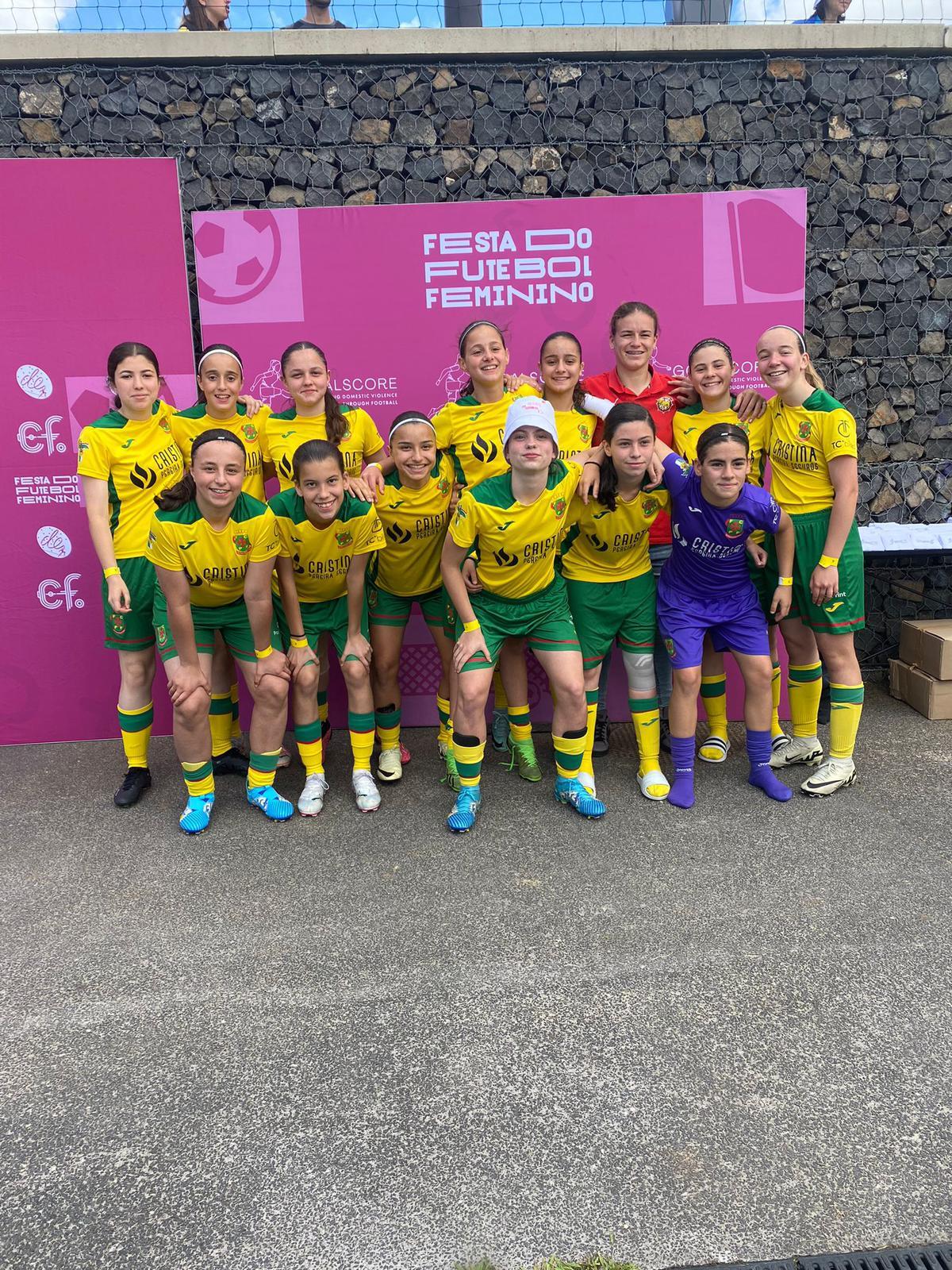 Sub15 marcaram presença na 11ª edição da Festa do Futebol  Feminino