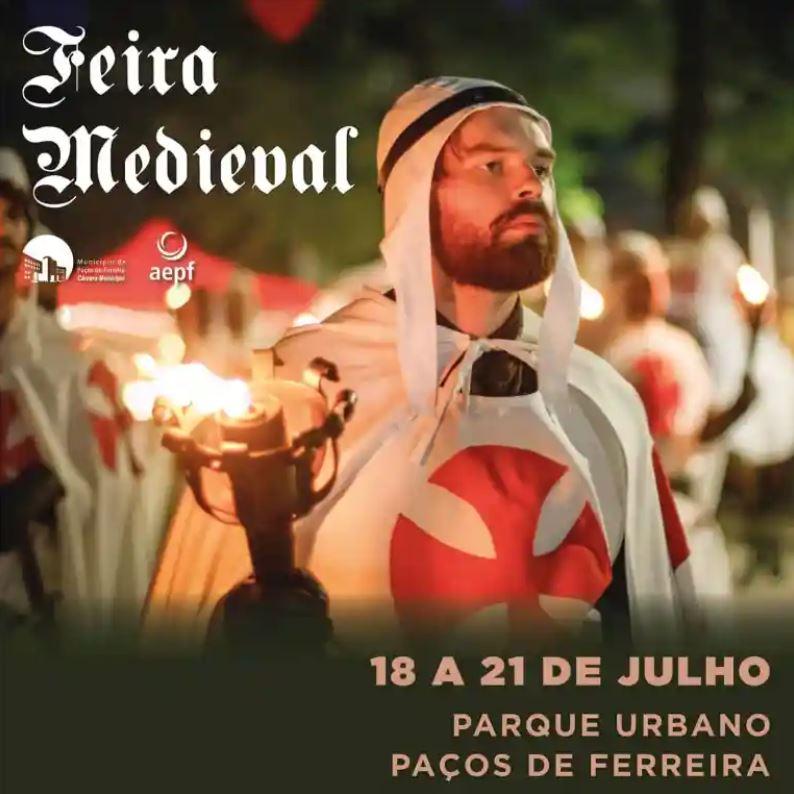 Feira Medieval de Paços de Ferreira regressa a 18 de julho