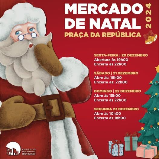 Mercado de Natal em Paços de Ferreira